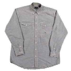 3/$20 Roper Blue & White Gingham Button-Up Shirt